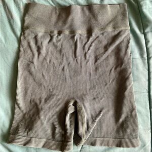 Ribbed Knitwear Bikershorts/Spandex